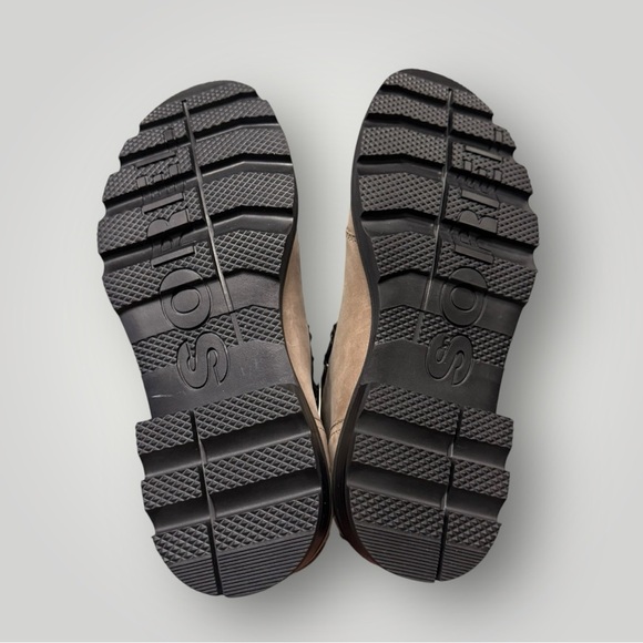 SOREL LENNOX LACE WATERPROOF BOOT IN TAUPE SZ 10 - Picture 7 of 14